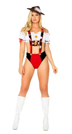 Sexy 3pc Fetching Frauline Halloween Cosplay Costume