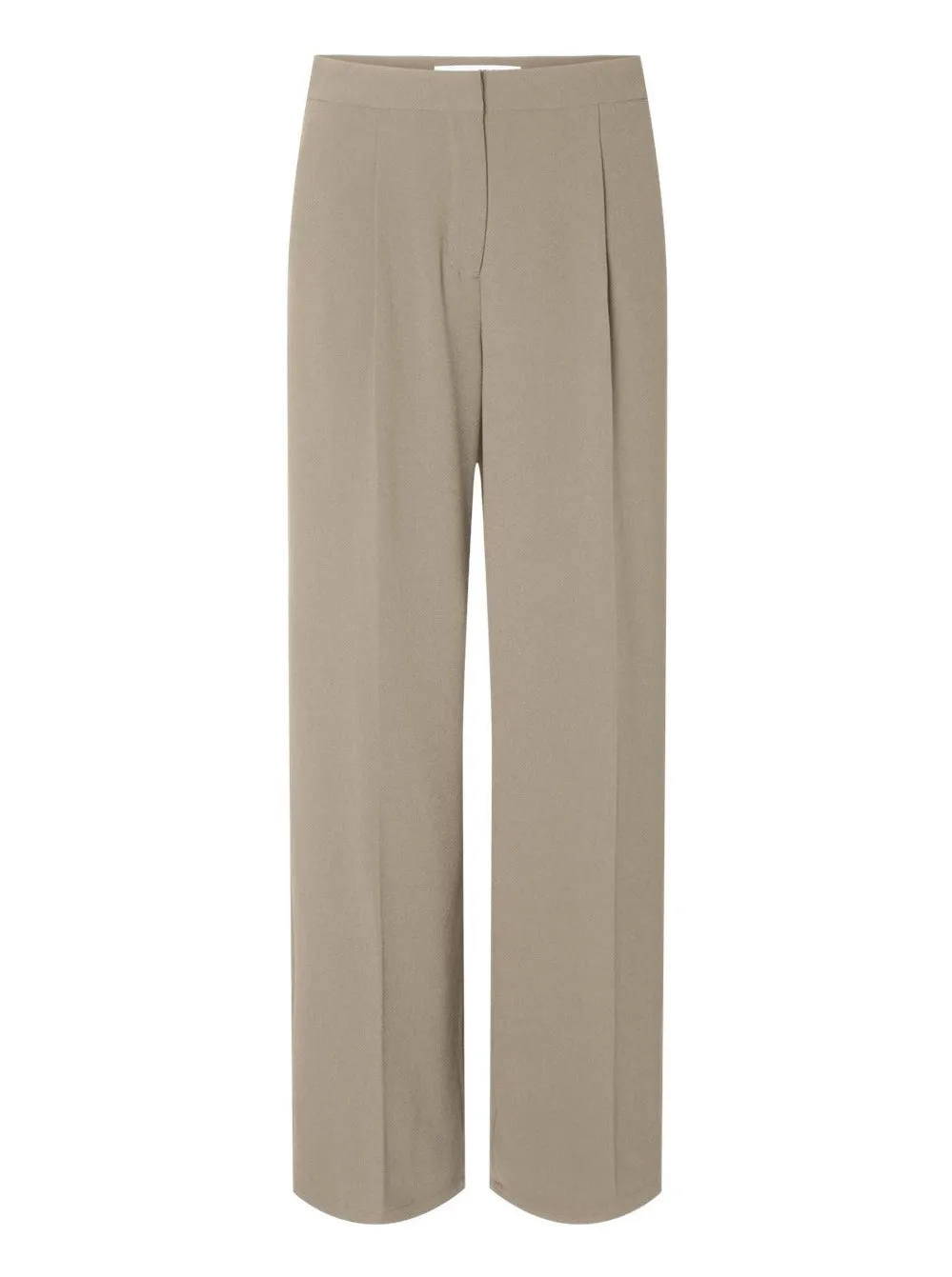 SLFTINNI MW WIDE PANT | GREIGE