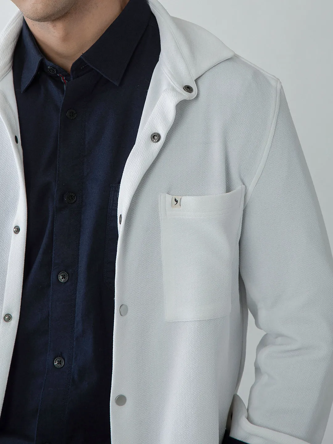 White Plain Shacket