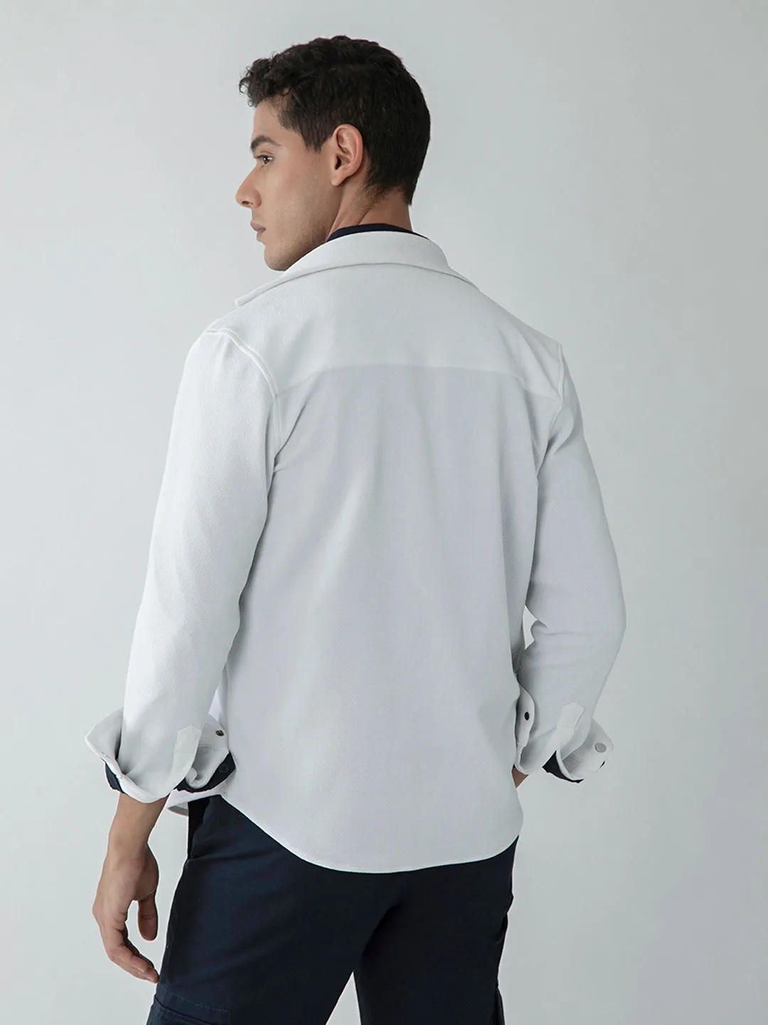 White Plain Shacket